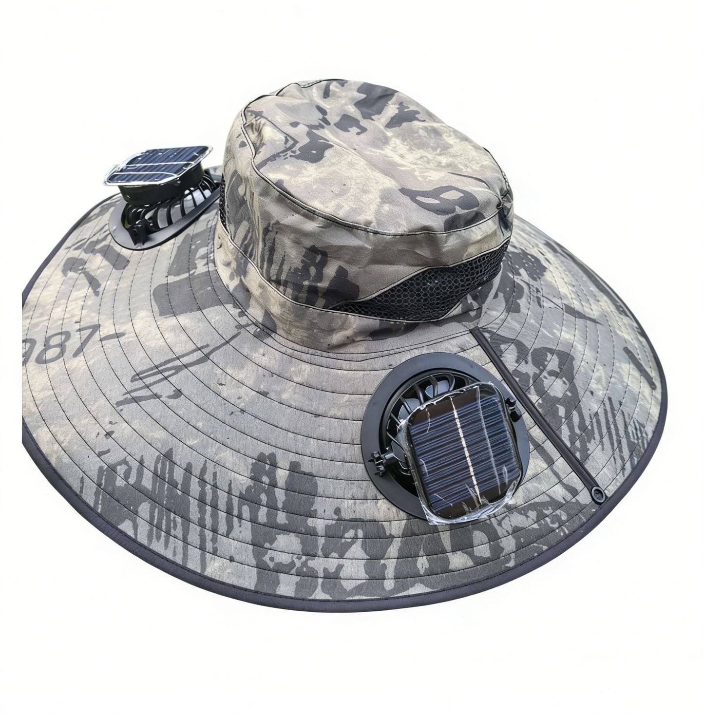 🔥Father's Day Best Sellers ☀️2026 New Three Solar Fan Outdoor Cooling Fan Hat