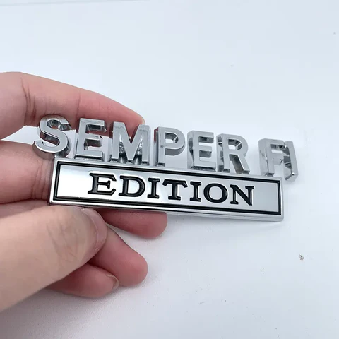 🇺🇸🦅SEMPER FI EDITION Car Emblem Metal Badge