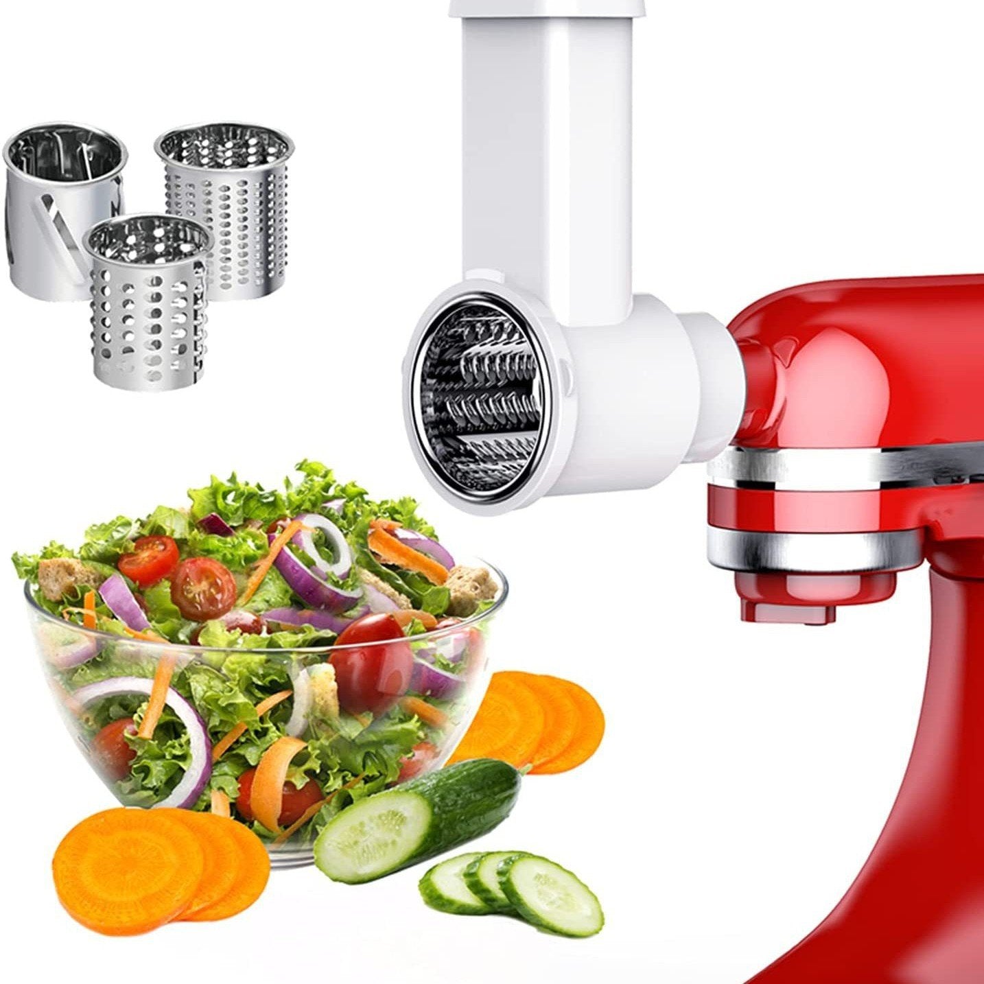 ⚡🍴Stainless Steel Slicer Shredder Attachment for KitchenAid Stand Mixer