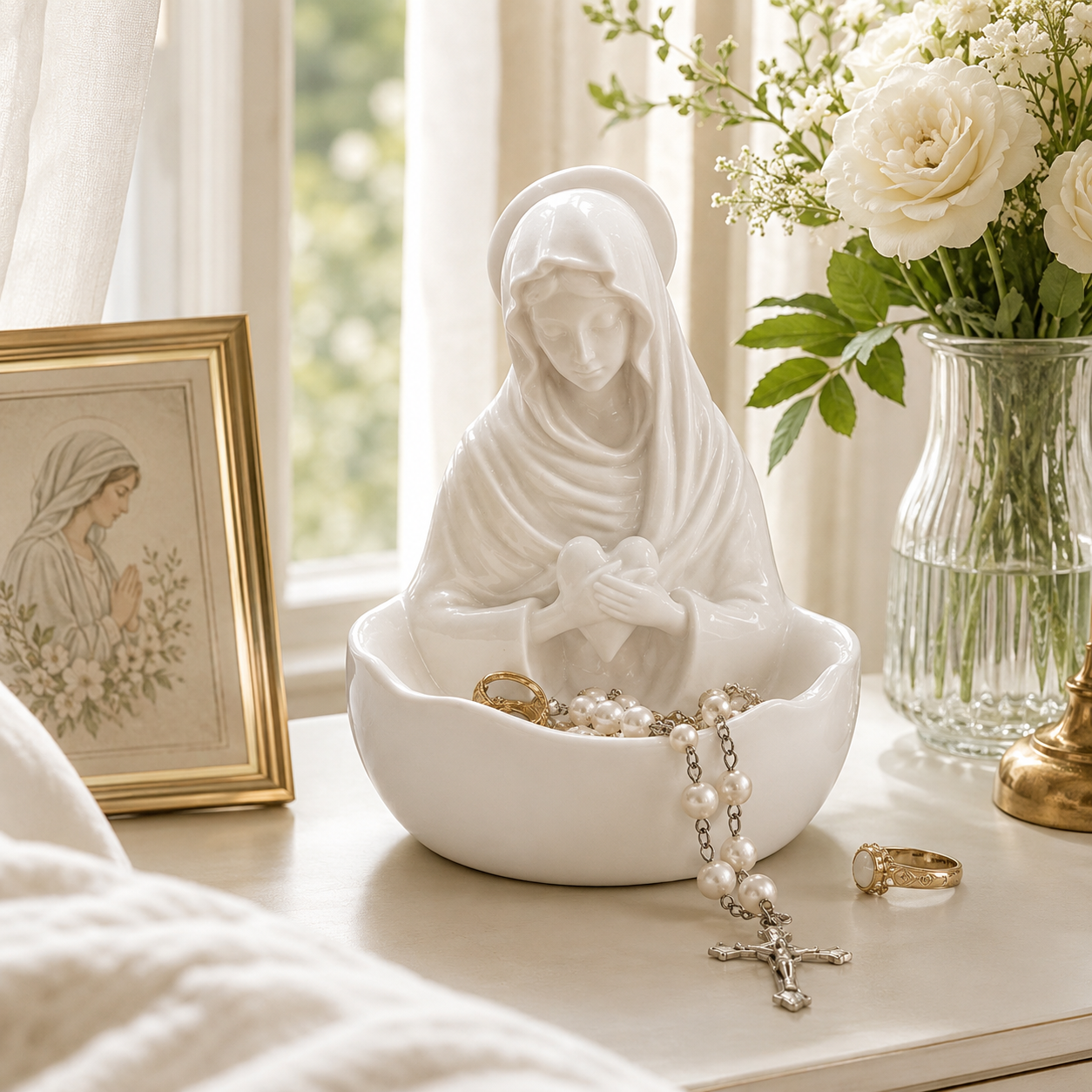 🔥Last Day 50% OFF - Handmade Virgin Mary Catch-All Bowl