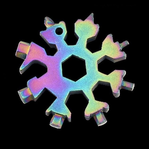 🛠❄️Stainless Steel Snowflake Multitool