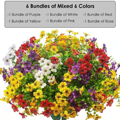 💖Summer Hot Sale 49%OFF🌺UV Resistant Colorful Artificial Flower