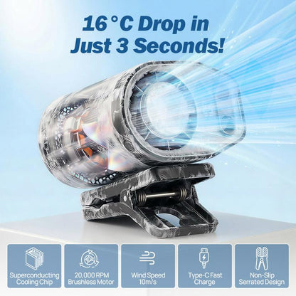 🔥2026 Upgraded Model⚡Clip On Air Conditioner Fan