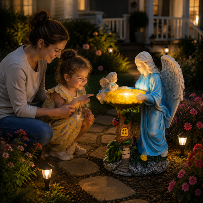 👼Mesmerizing Color-Changing Angel Garden Statue Light