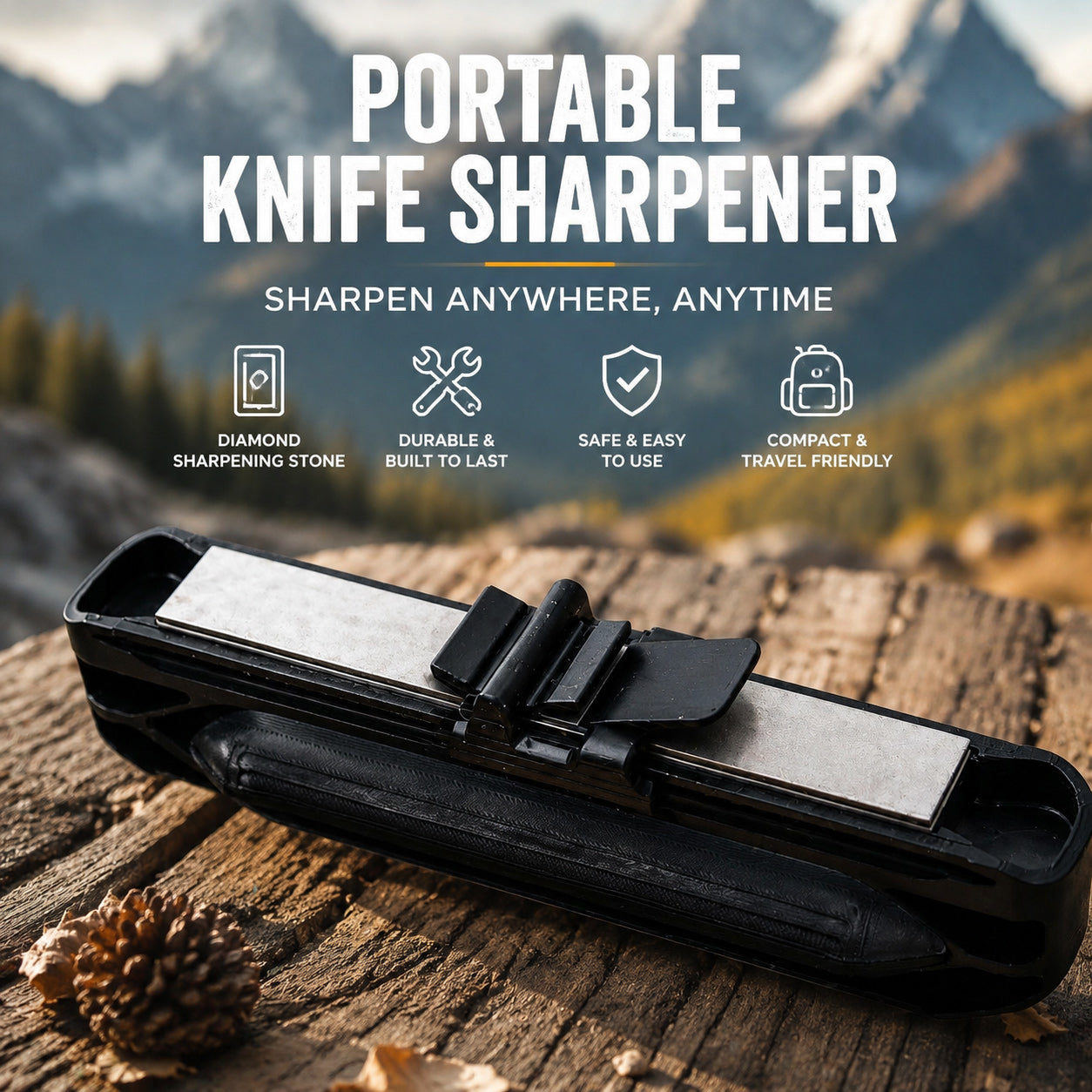 🔥Hot Sale 49% OFF🛠️🔪Venture Portable Knife Sharpener
