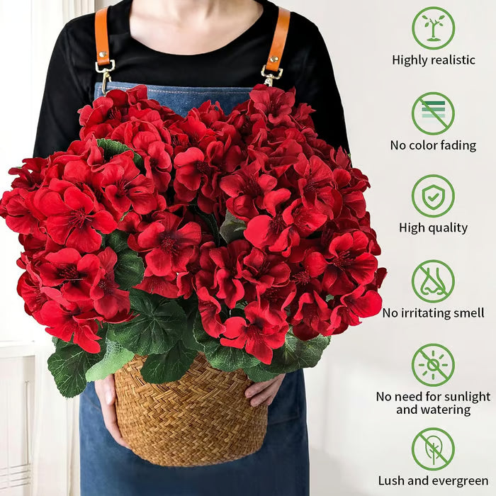 🌸 LAST DAY 50%OFF🌸13.7" Artificial Geranium Flowers