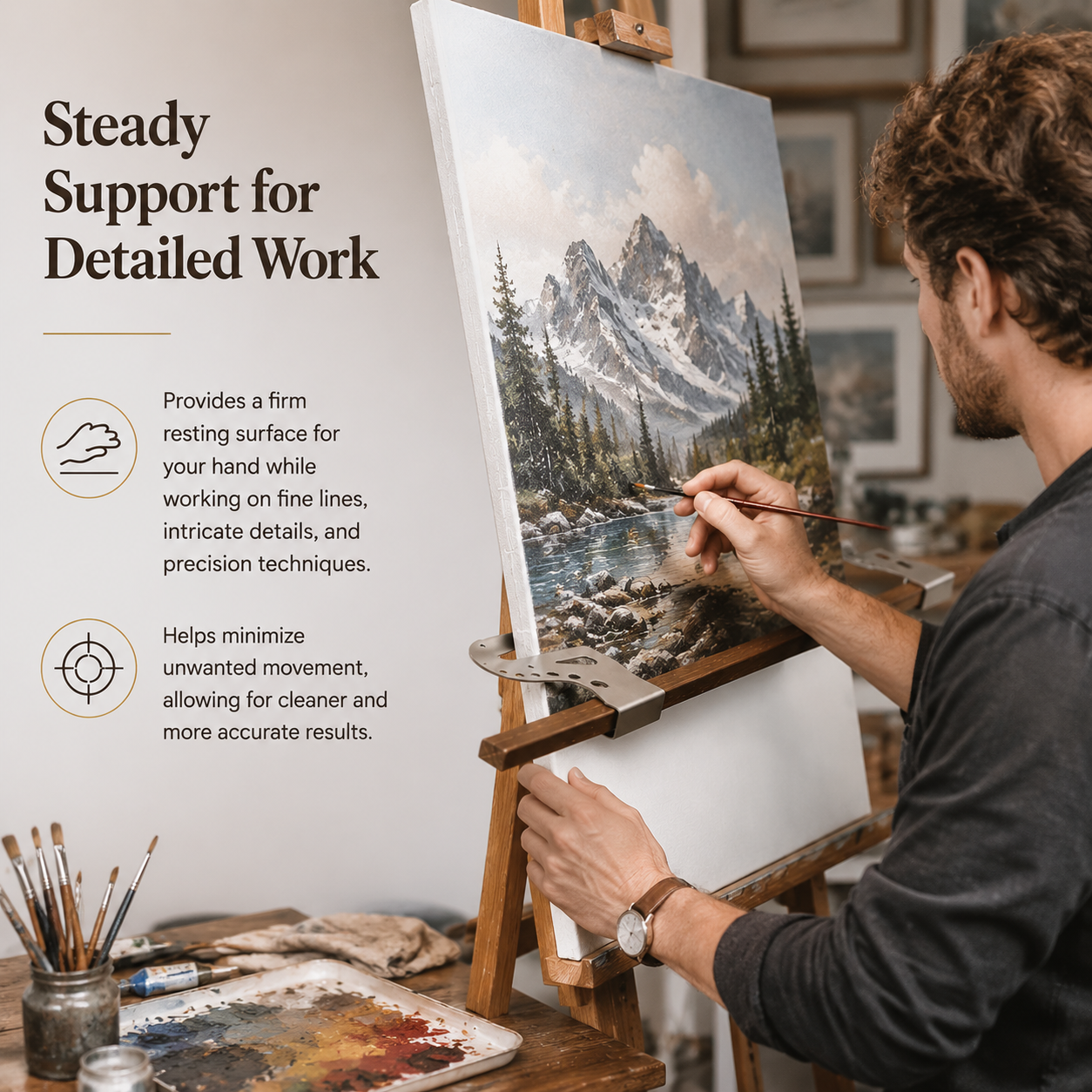 🎨 Artist Hand Support Bridge