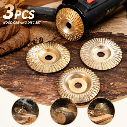 ⚒️Heavy-Duty Wood Carving Disc Set (3PCS)