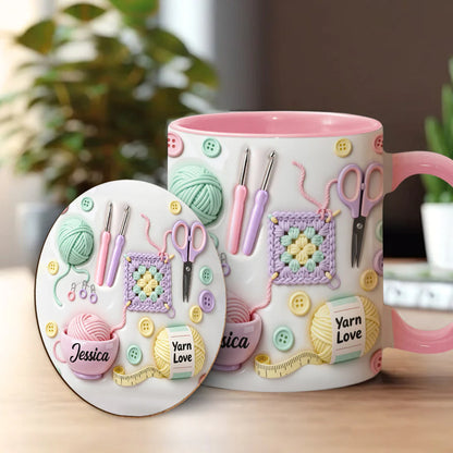 ✨Yarn Love Mug, Gift For Crafters And Creative Souls