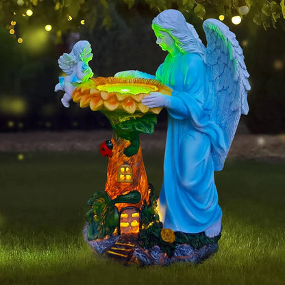 👼Mesmerizing Color-Changing Angel Garden Statue Light