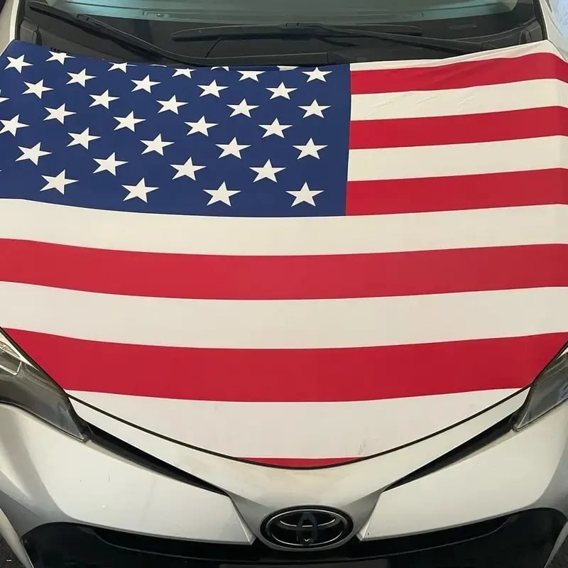 🎉4th Of July Flash Sale 65K+🔥American Car Hood Flag🦅[Buy 2 Free Shipping]