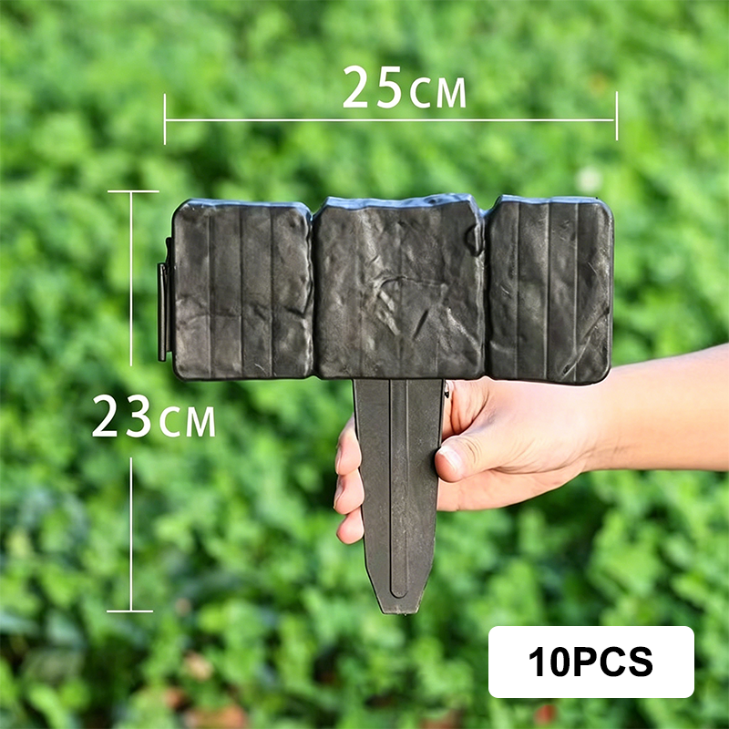 🌿Stone-effect garden fence