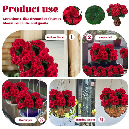 🌸 LAST DAY 50%OFF🌸13.7" Artificial Geranium Flowers