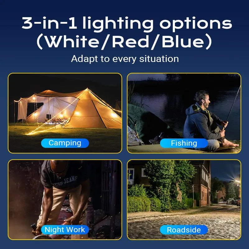 ✨💡Portable 288 LED Camping & Emergency Work Light