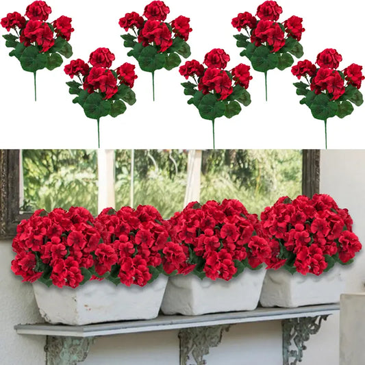 🌸 LAST DAY 50%OFF🌸 Bundles Artificial Geranium Flowers