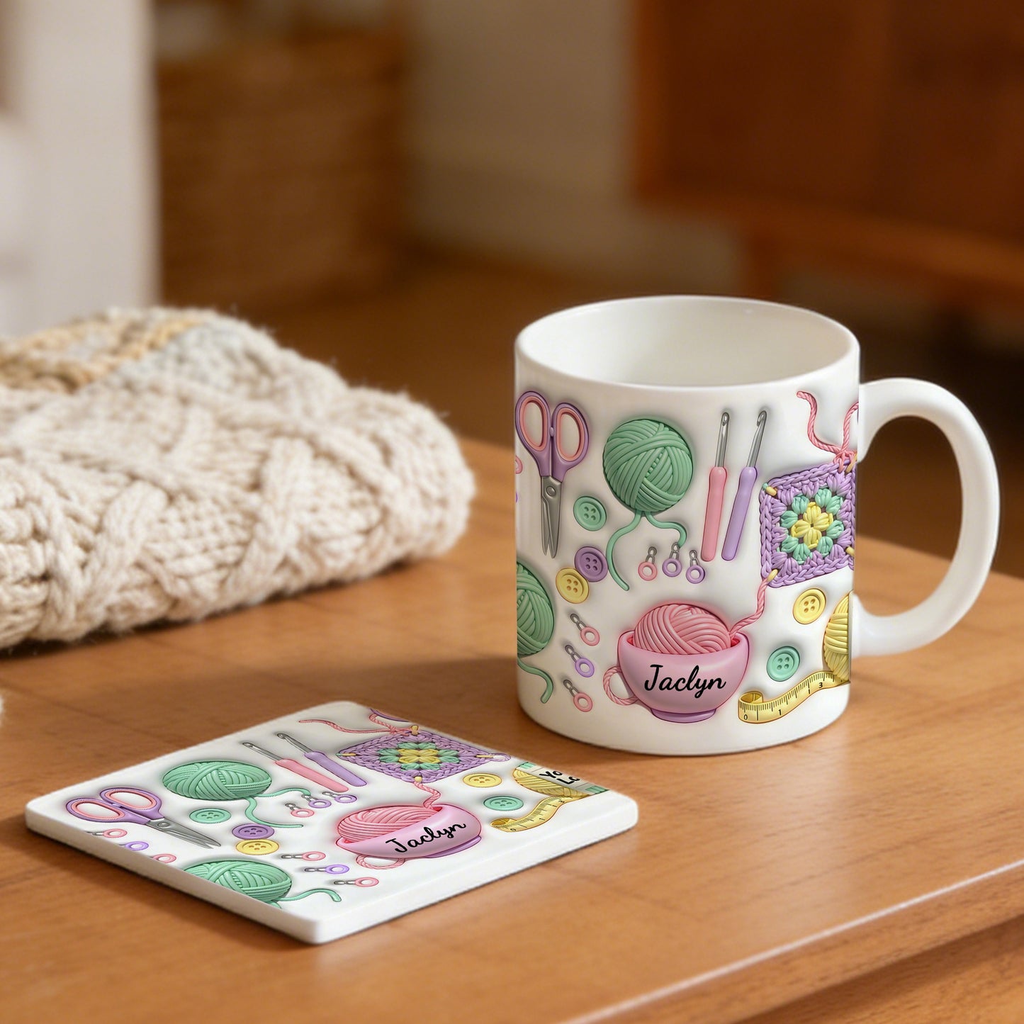 ✨Yarn Love Mug, Gift For Crafters And Creative Souls