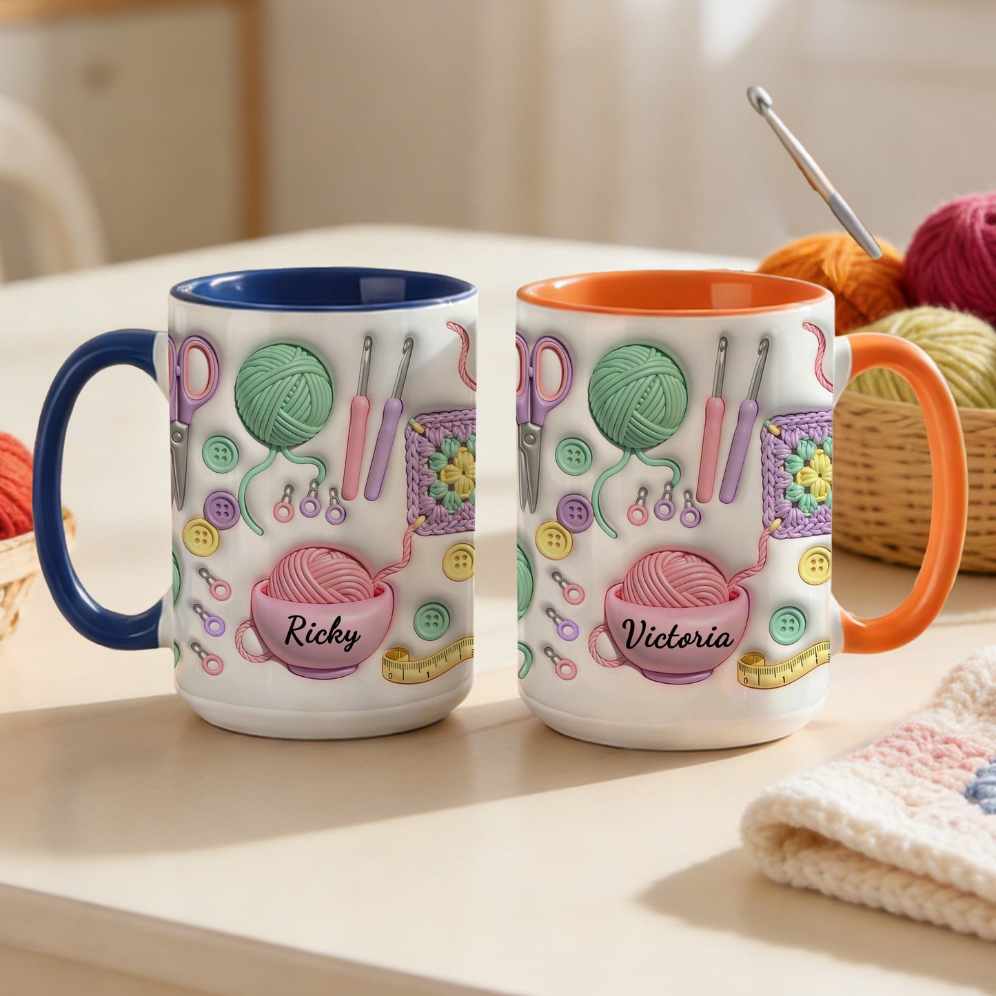 ✨Yarn Love Mug, Gift For Crafters And Creative Souls