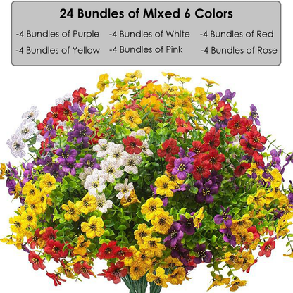 💖Summer Hot Sale 49%OFF🌺UV Resistant Colorful Artificial Flower
