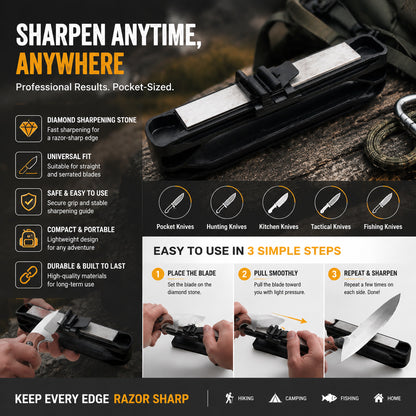 🔥Hot Sale 49% OFF🛠️🔪Venture Portable Knife Sharpener