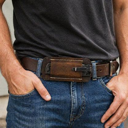 🔥The Ultimate Gift for Men🎁Leather Knife Sheath for Belt