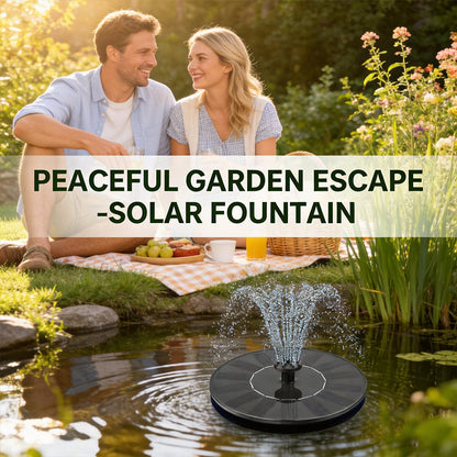 🌞 Solar Bird Bath Fountain Pump