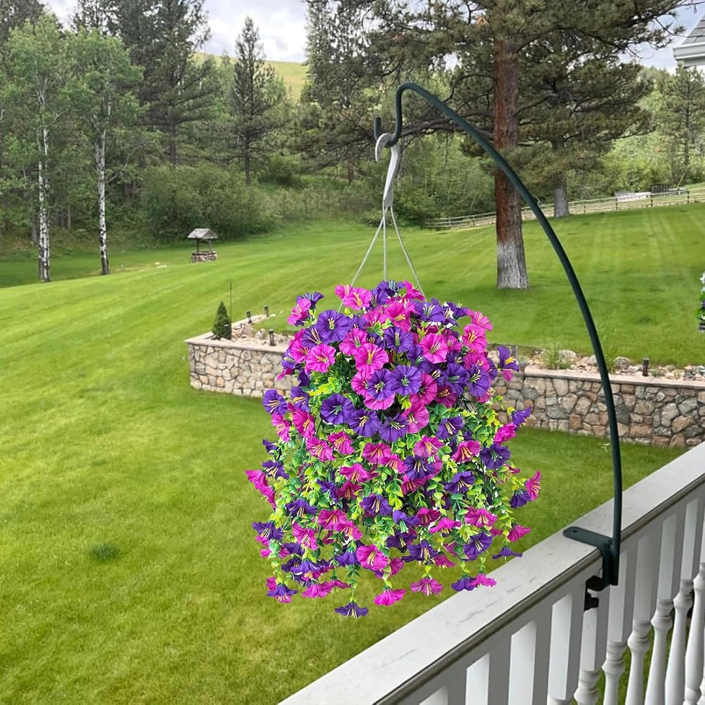UV Protective Colored Artificial Morning Glory