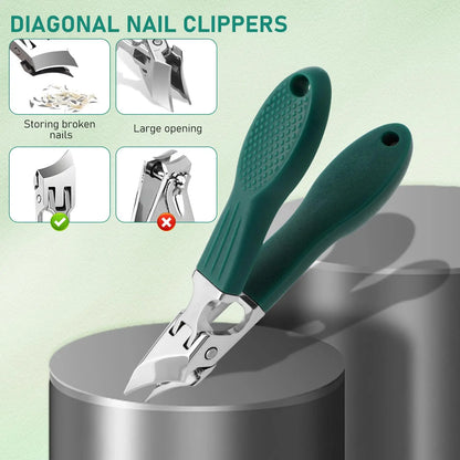 🔥Last Day Sale - Eagle Beak Angled Nail Clippers 3-Piece Set