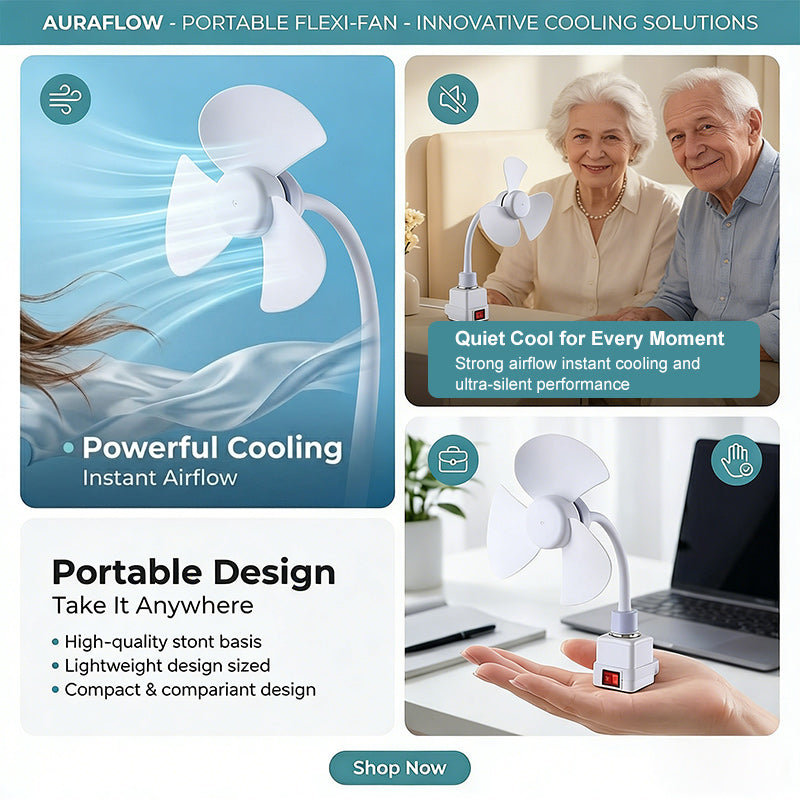 🔥Last Day 49% OFF -Mini Quiet Electric Fan