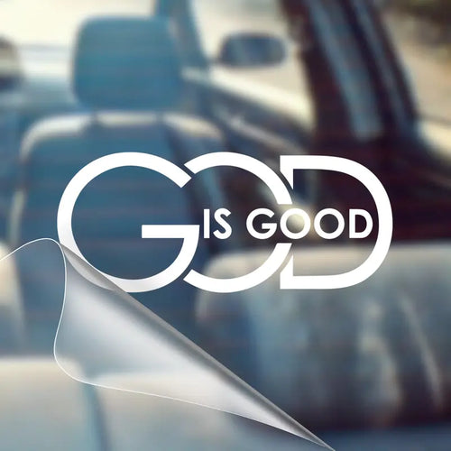 ✝️God Is Good Vinyl Decal – Christian Sticker (Outdoor Rated 5+ Years)