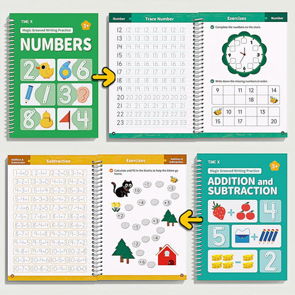 🔥Magic Grooved Writing Practice Books