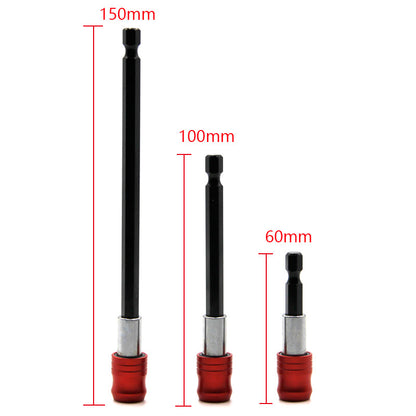 🔥LAST DAY 49% OFF 🛠️Drill Bit Extension 2/4/6/12'', Magnetic Bit Holder 4 Pcs, Drill Extension Bit Holder 1/4'' Hex