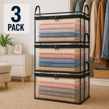 🔥Last Day 49% OFF📦Large Heavy-Duty Thick Plastic Clear Storage Bag for Clothes, Moving & Storage