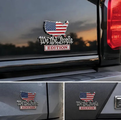 🔥🔥Patriot Flag Edition Metal Car Emblem Badge