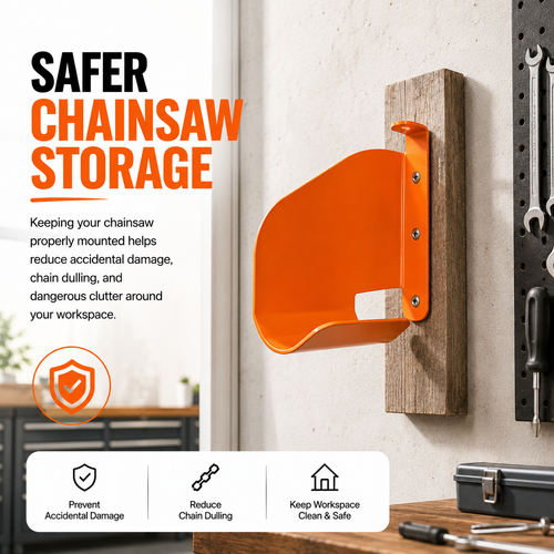 🔥 Chain Saw Wall Mount Holder