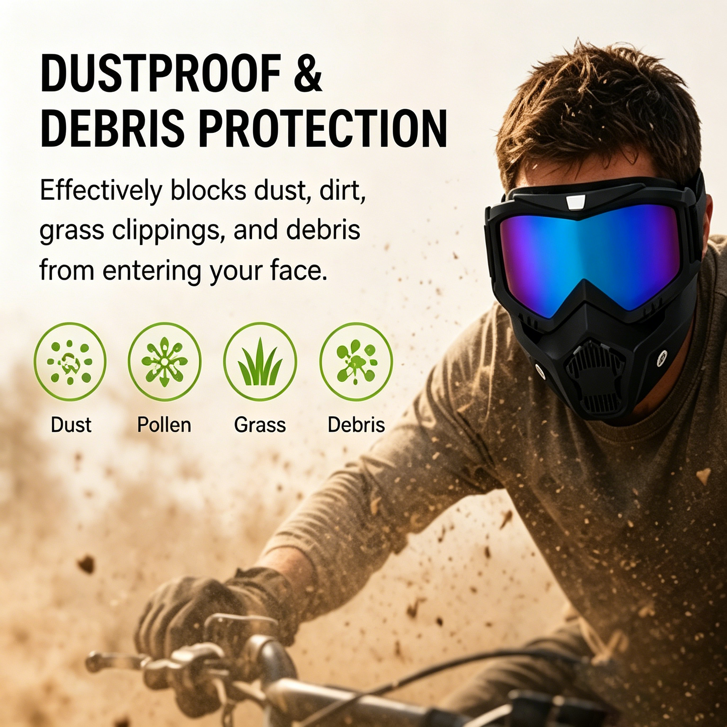 🔥 Full Face Cooling Anti-Fog Dustproof Outdoor Protection Mask