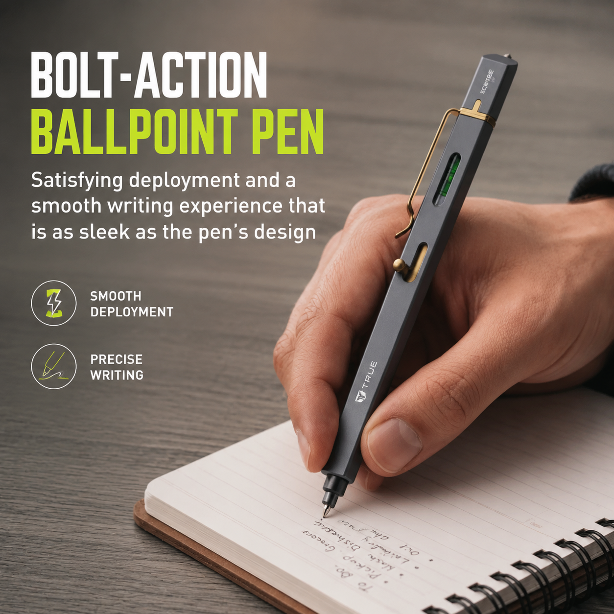 ✏️ TRUE SCRYBE BOLT Multitool Pen