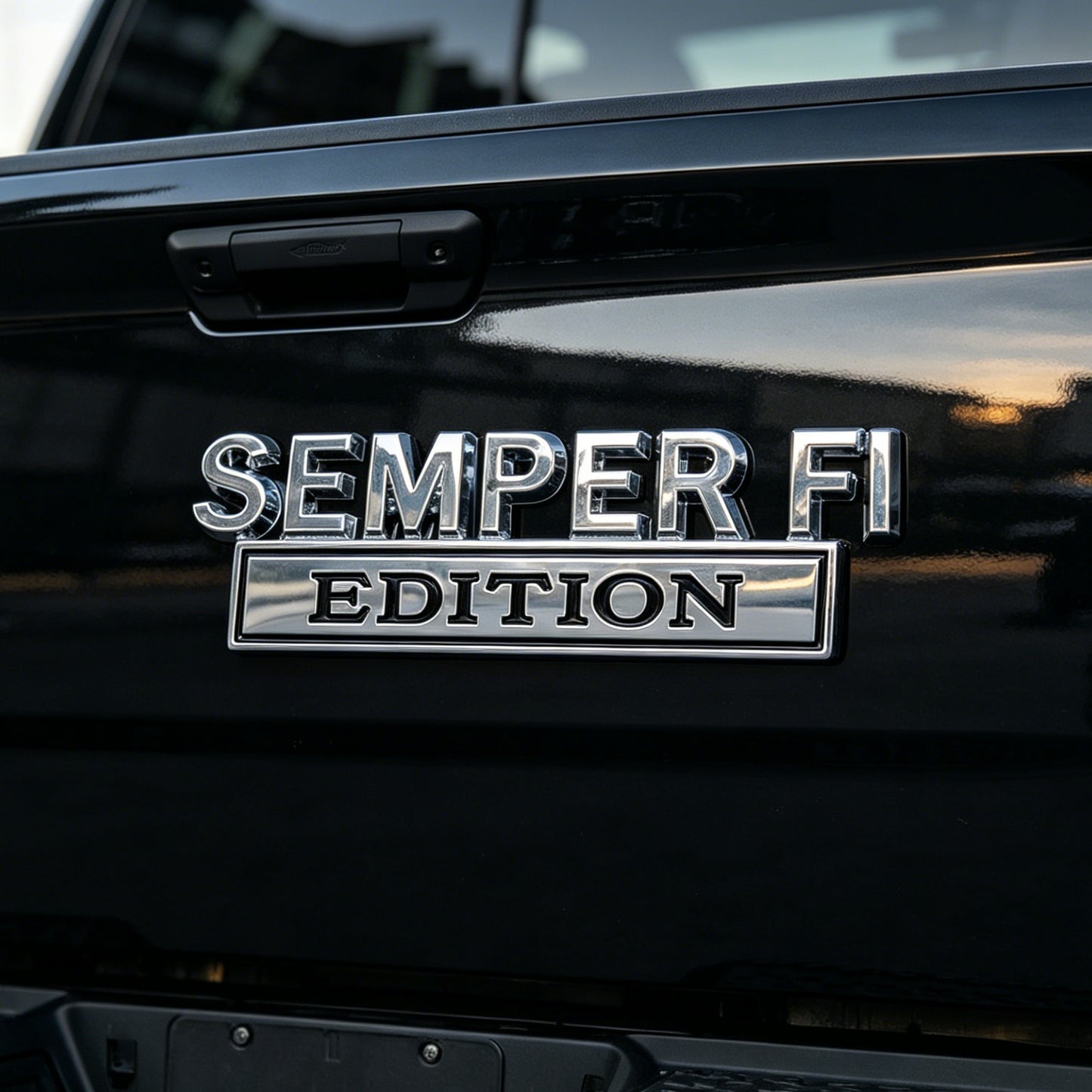 🇺🇸🦅SEMPER FI EDITION Car Emblem Metal Badge