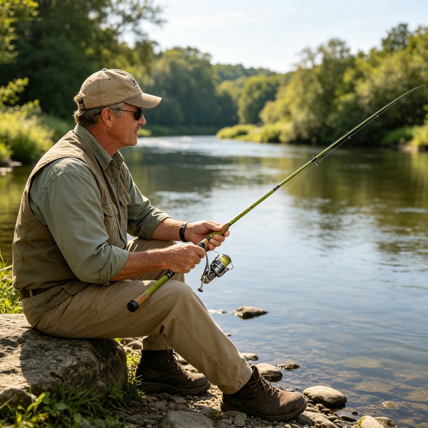 🎣 Ultra-Light Carbon Fiber Mini Fishing Rod