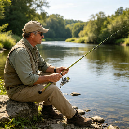 🎣 Ultra-Light Carbon Fiber Mini Fishing Rod