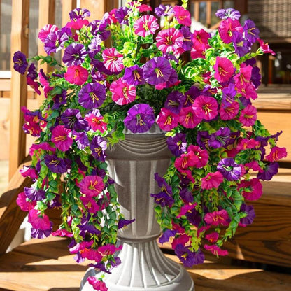 UV Protective Colored Artificial Morning Glory