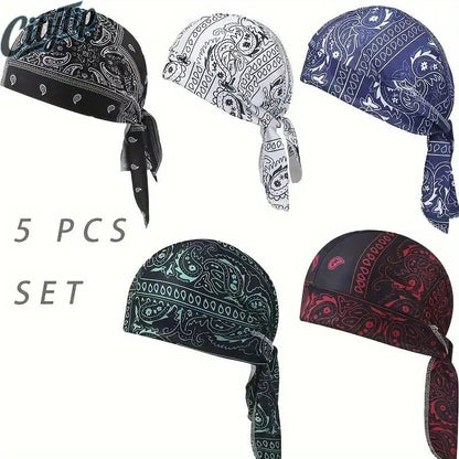 2026 New in Hot Sale 49% OFF🌟 Paisley Cooling Headscarf Cap Set