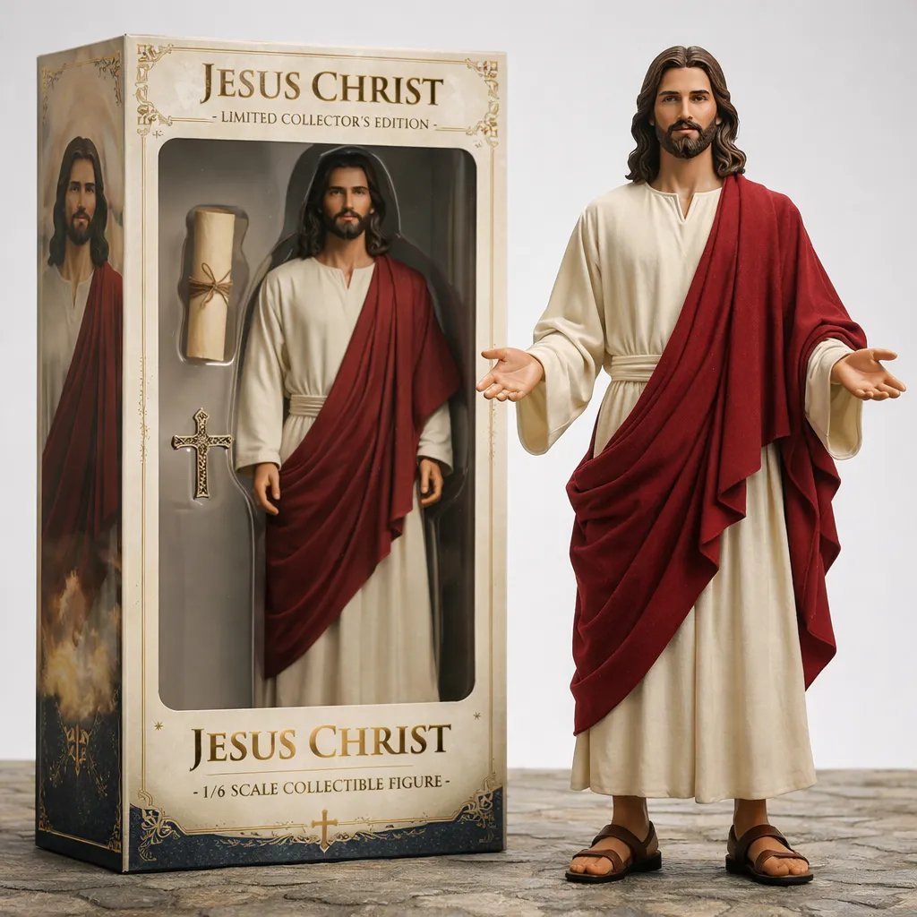🔥Last Day 50% OFF - 🙏✝️Jesus Christ Limited Collector’s Edition 1/6 Scale Figure(✨Same as in the video)