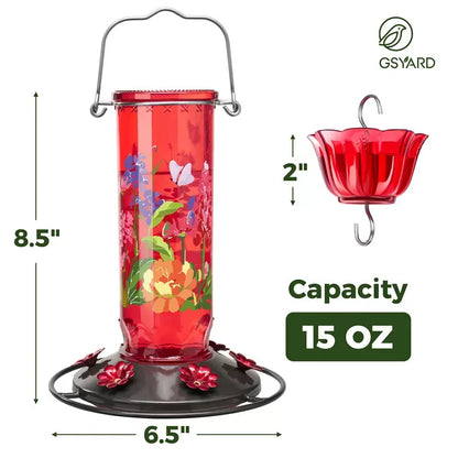 💖Mother's Day 49% OFF ✨Hummingbird Feeder with Floral Patterns