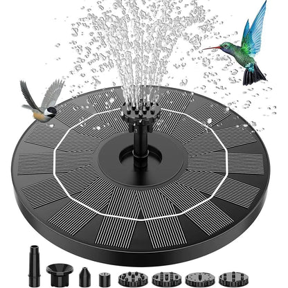 Hot Sale🔥⛲ Solar Fountain, Solar Powered Bird Bath Fountain Pump(Buy 2 Free Shipping)