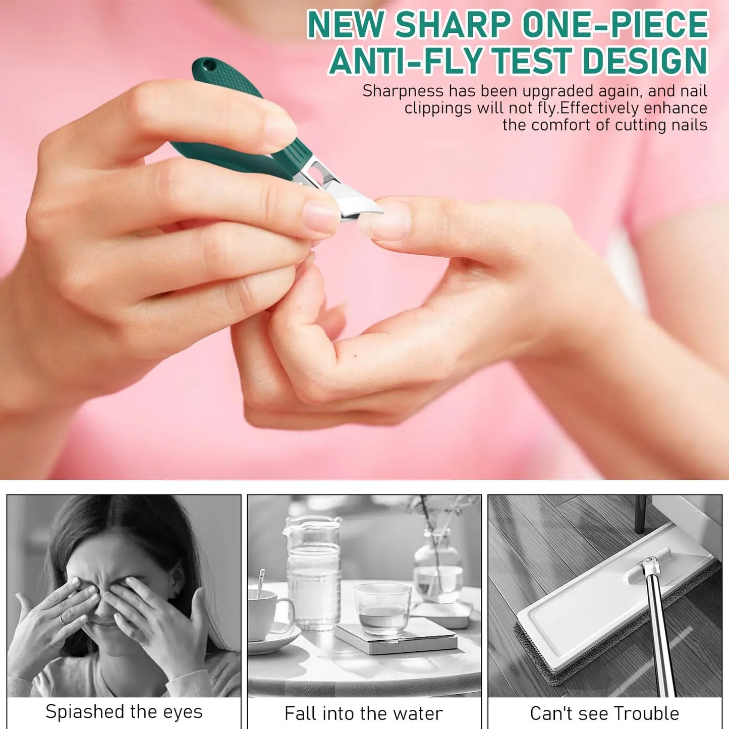 🔥Last Day Sale - Eagle Beak Angled Nail Clippers 3-Piece Set