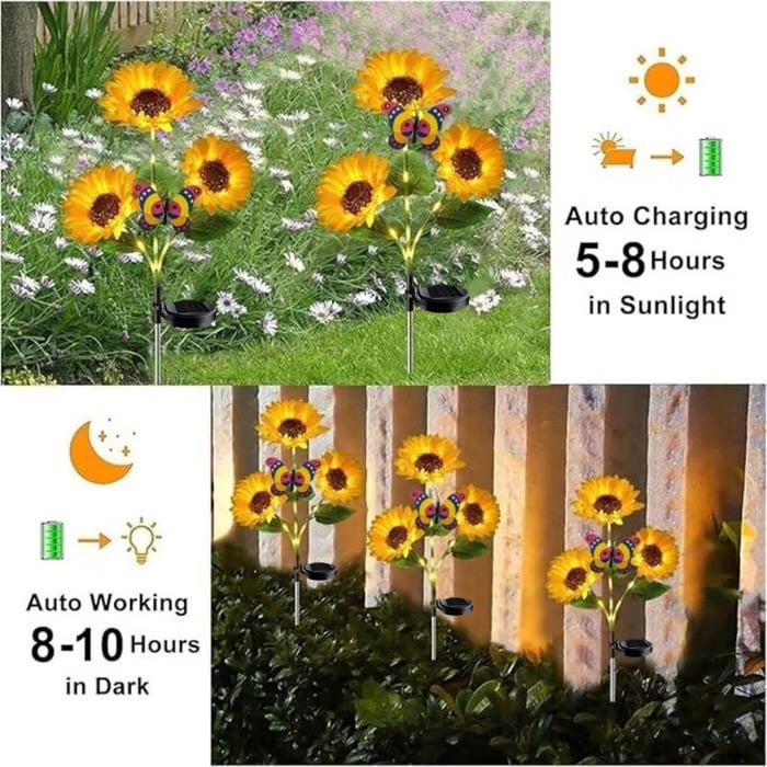 🌻Mother's Day Sale 49% OFF🌞Solar LED Sunflower Garden Lights