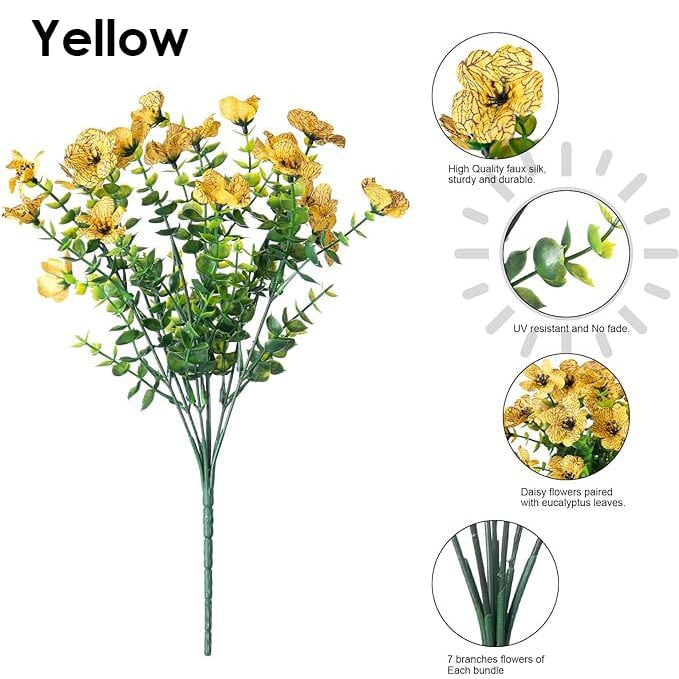 💖Summer Hot Sale 49%OFF🌺UV Resistant Colorful Artificial Flower