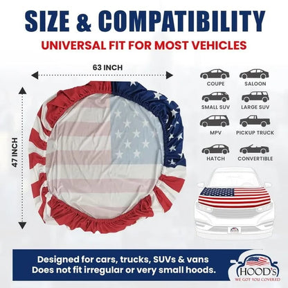 🎉4th Of July Flash Sale 65K+🔥American Car Hood Flag🦅[Buy 2 Free Shipping]