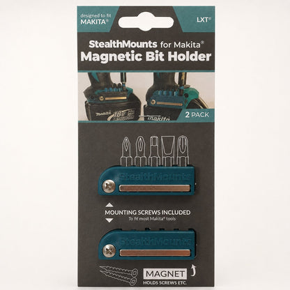 StealthMounts 45° & 90° Magnetic Bit Holder for Makita CXT, LXT & XGT Tools