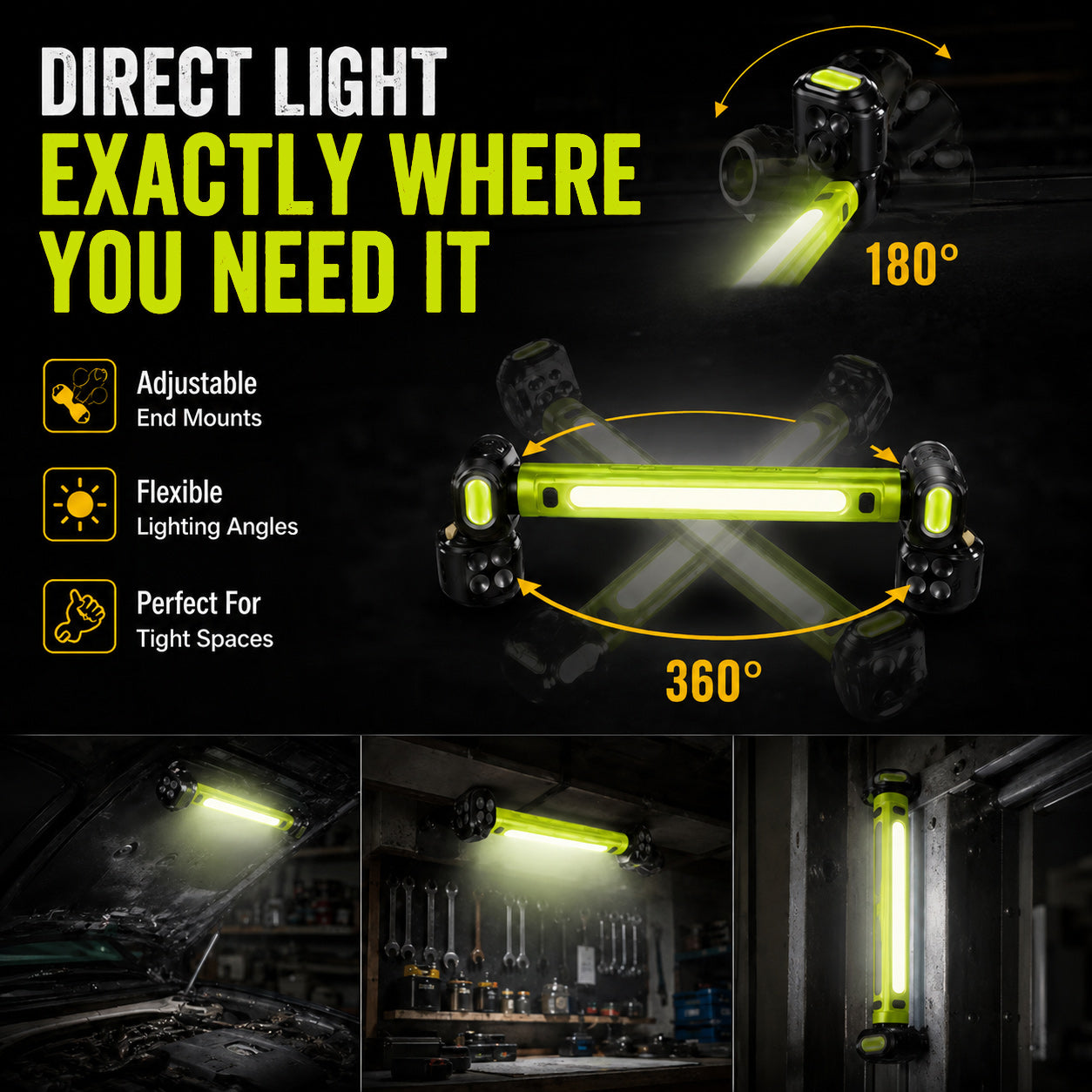 🎁Father's Day Hot Sale 49% OFF🔥🔦Multifunctional magnetic rechargeable work light